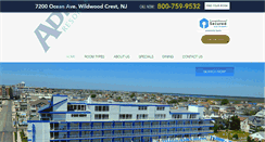 Desktop Screenshot of admiralresort.com
